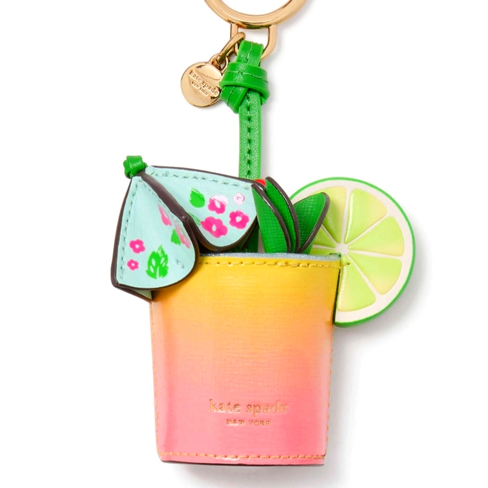 KATE SPADE PLAYA OMBRE KEY CHAIN -- GORGEOUS